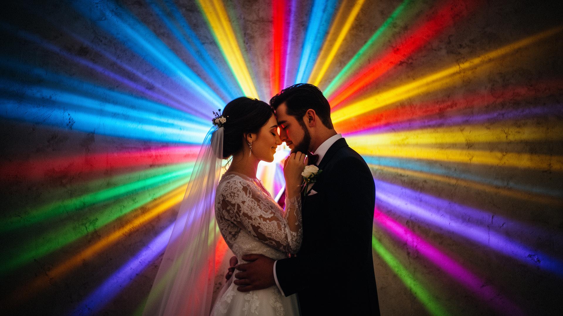 Ceremonia en capilla con luz dorada
